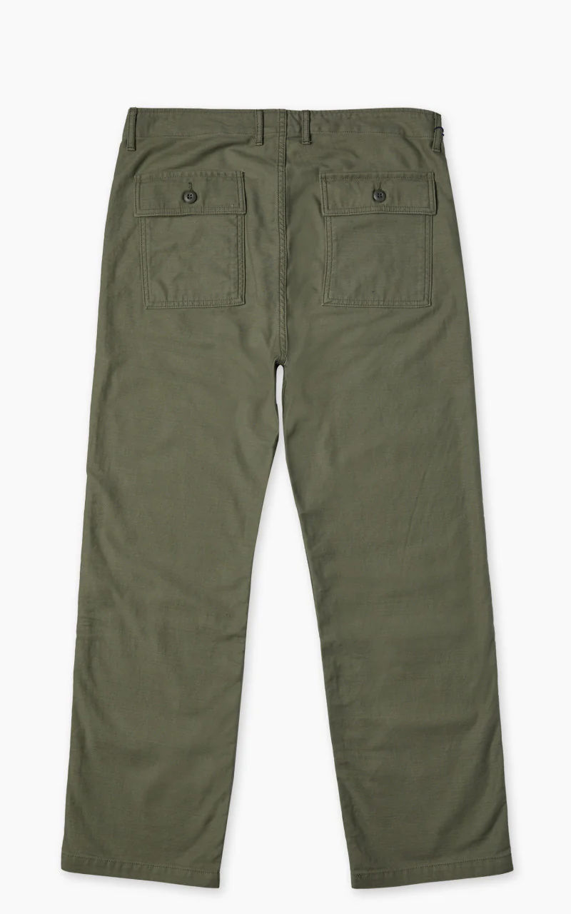 Japan Blue Japan Blue JBPT1000 Military Back Sateen Baker Pants Olive Drab - Image 3