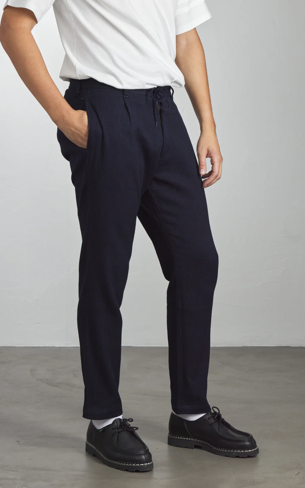 Japan Blue JBPT1004 Sashiko Easy Tapered Pants Indigo 11oz - Image 4