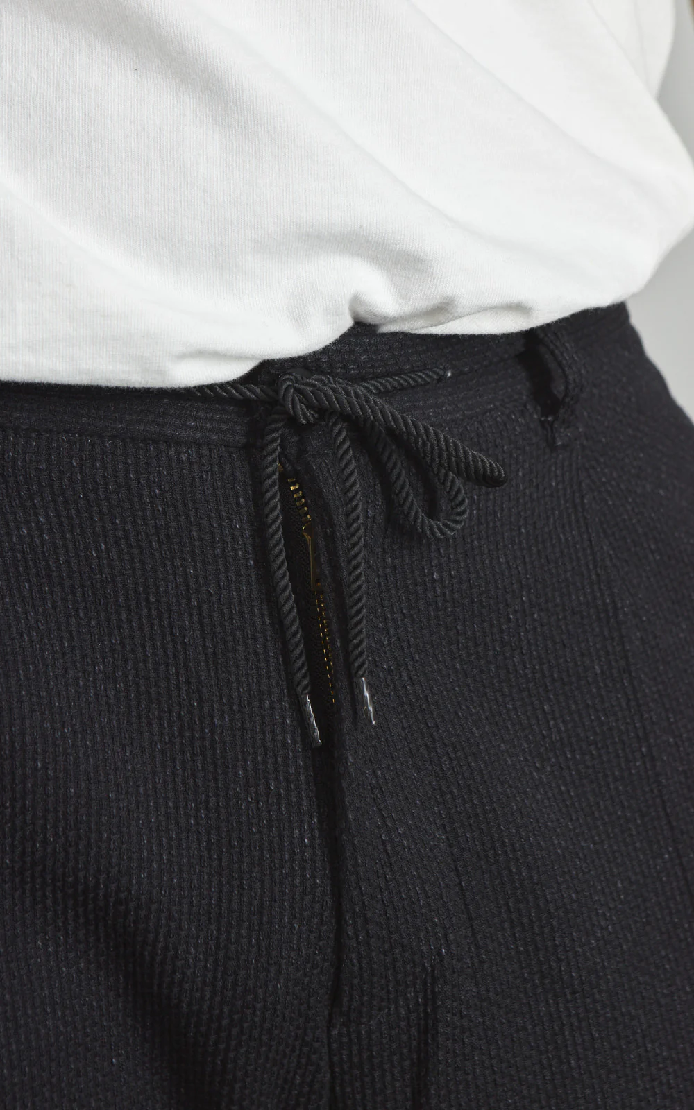Japan Blue JBPT1024 Sashiko Easy Tapered Pants Black 11oz - Image 5