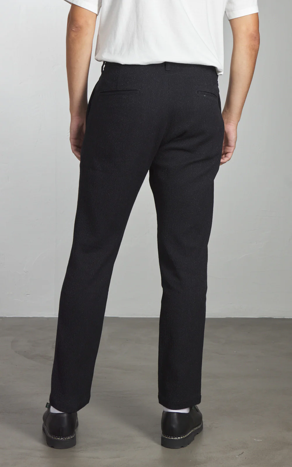 Japan Blue JBPT1024 Sashiko Easy Tapered Pants Black 11oz - Image 6