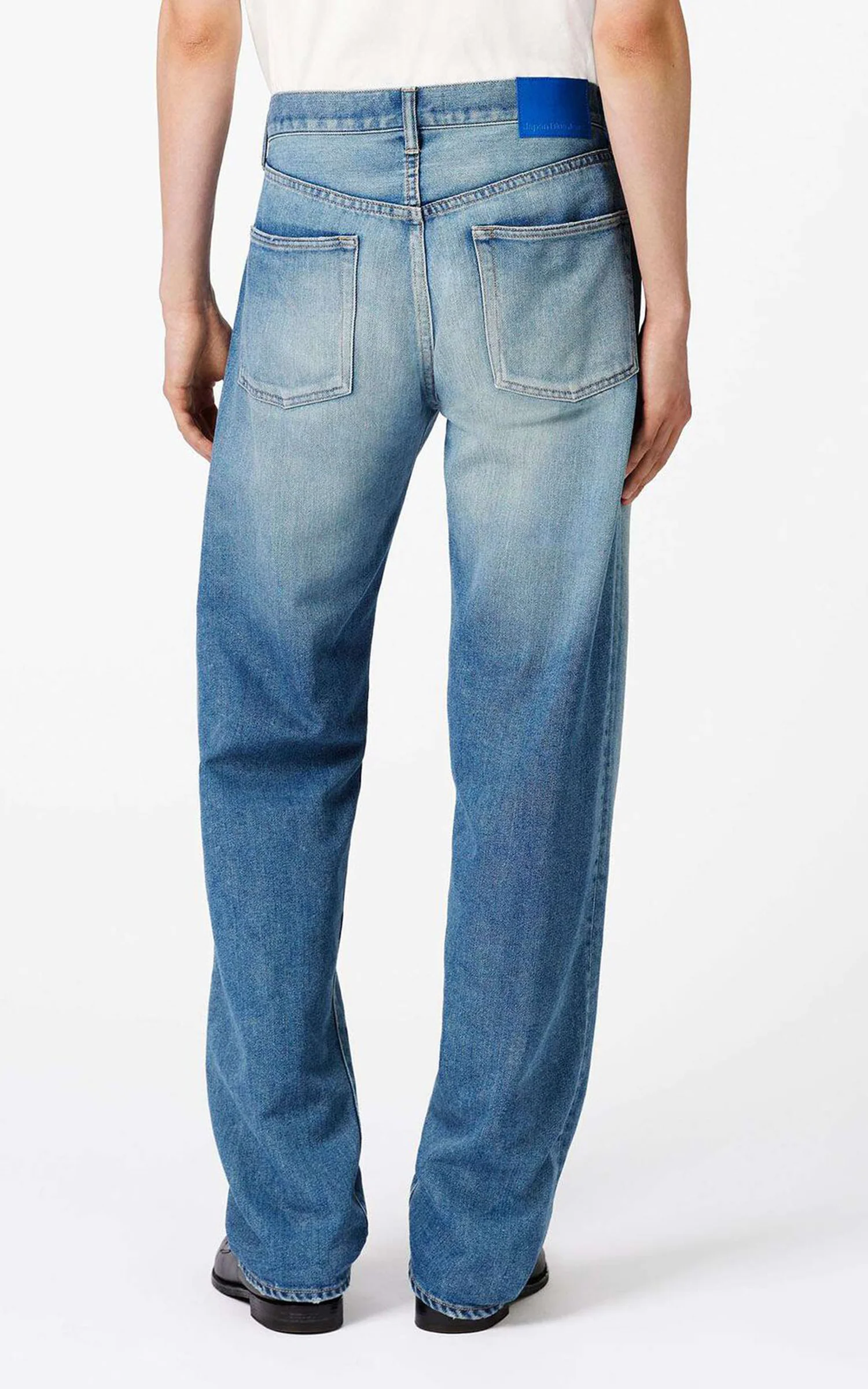 Japan Blue JMJA0100 Light Straight Jeans Medium Indigo 9oz - Image 7
