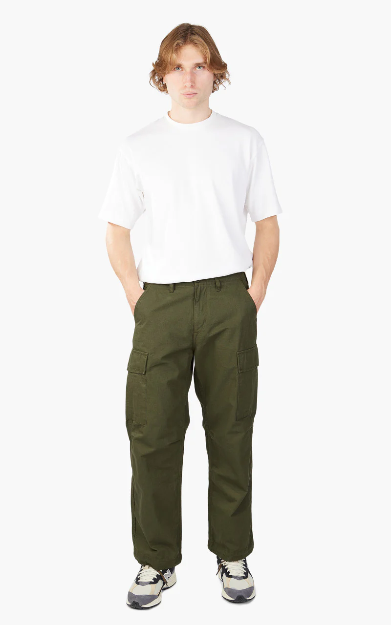 Japan Blue M-65 Cargo Pants Olive Drab - Image 2