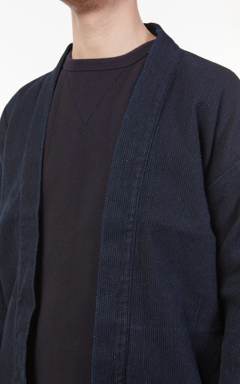 Japan Blue Sashiko Haori Indigo - Image 7
