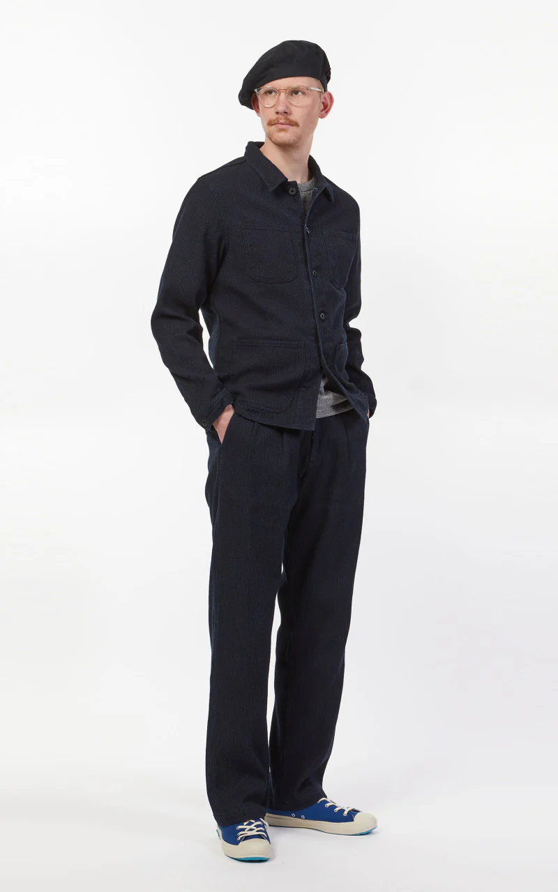 Japan Blue Sashiko Monpe Pant Indigo - Image 4