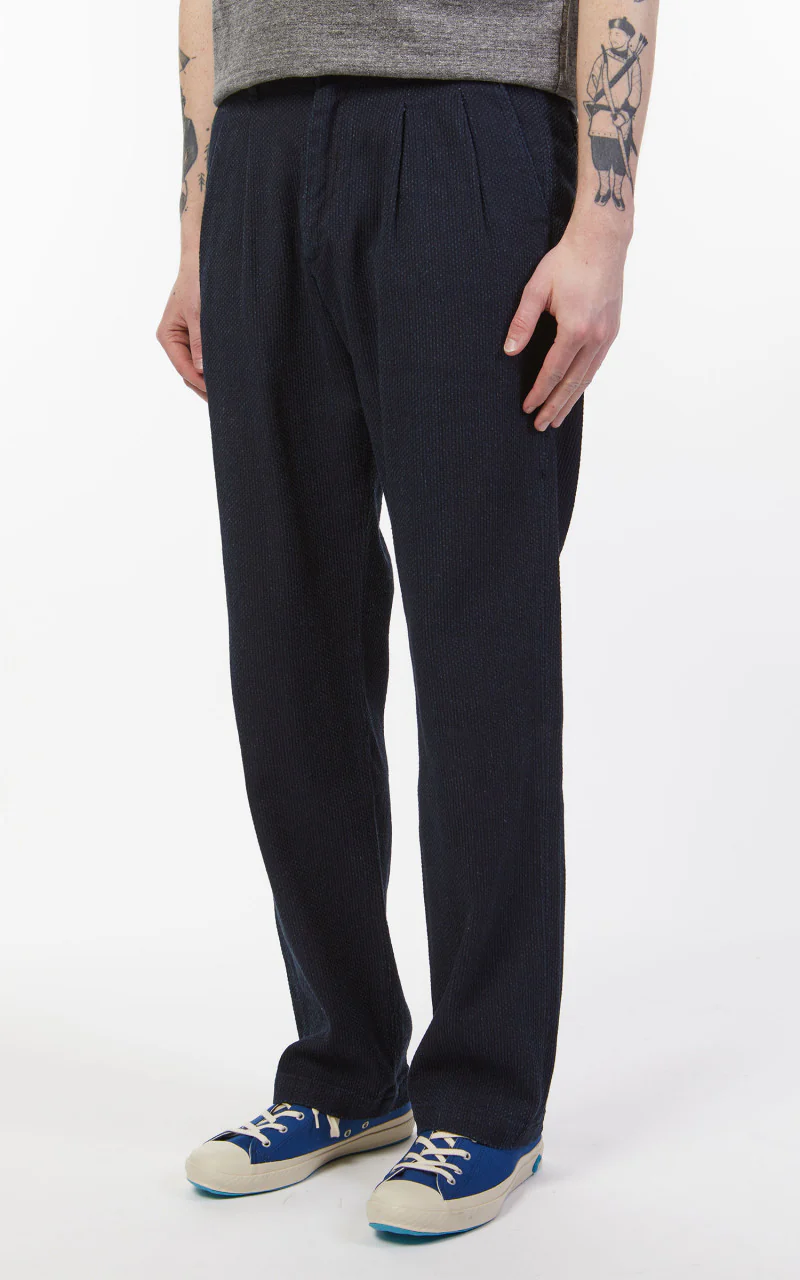 Japan Blue Sashiko Monpe Pant Indigo - Image 5