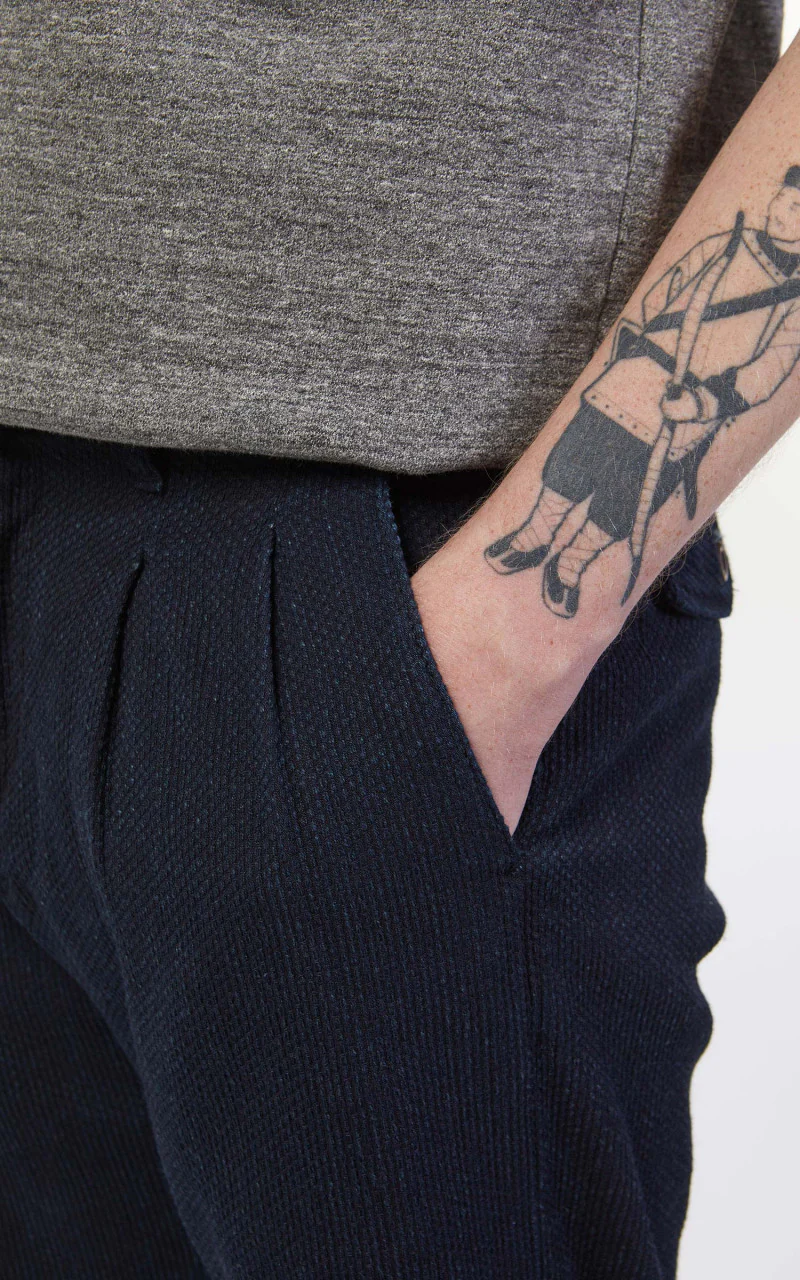 Japan Blue Sashiko Monpe Pant Indigo - Image 9