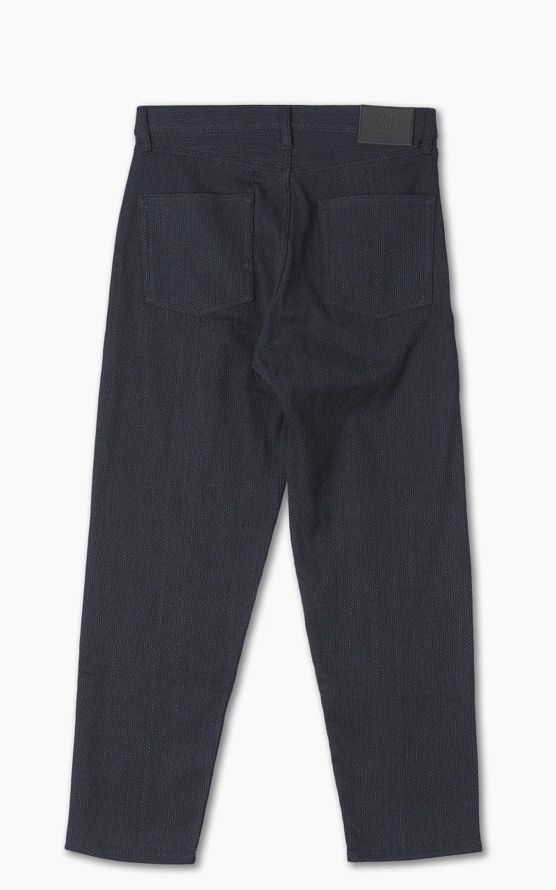 Japan Blue JBJE1500 Sashiko Wide Tapered Pants Indigo - Image 3