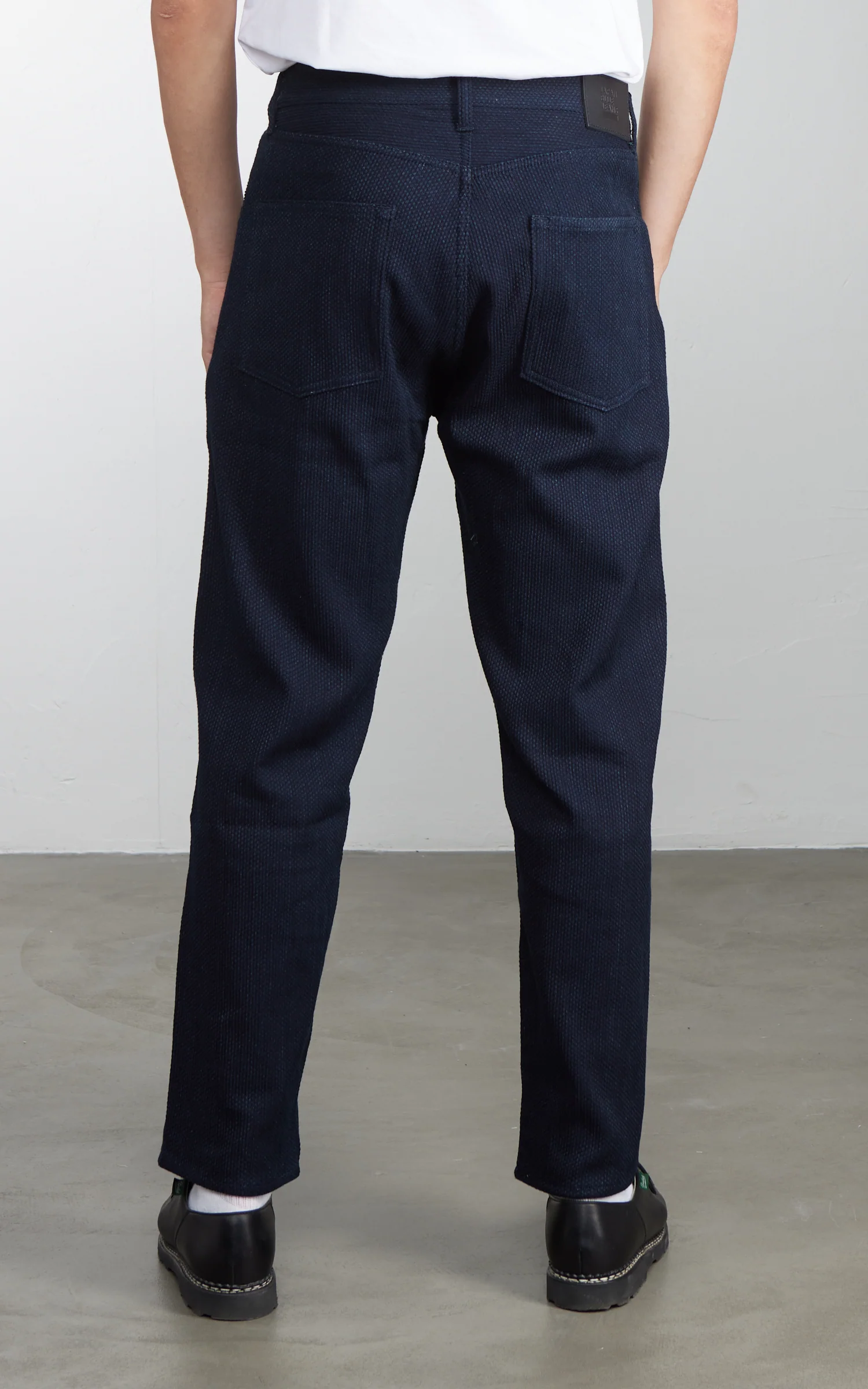 Japan Blue JBJE1500 Sashiko Wide Tapered Pants Indigo - Image 4