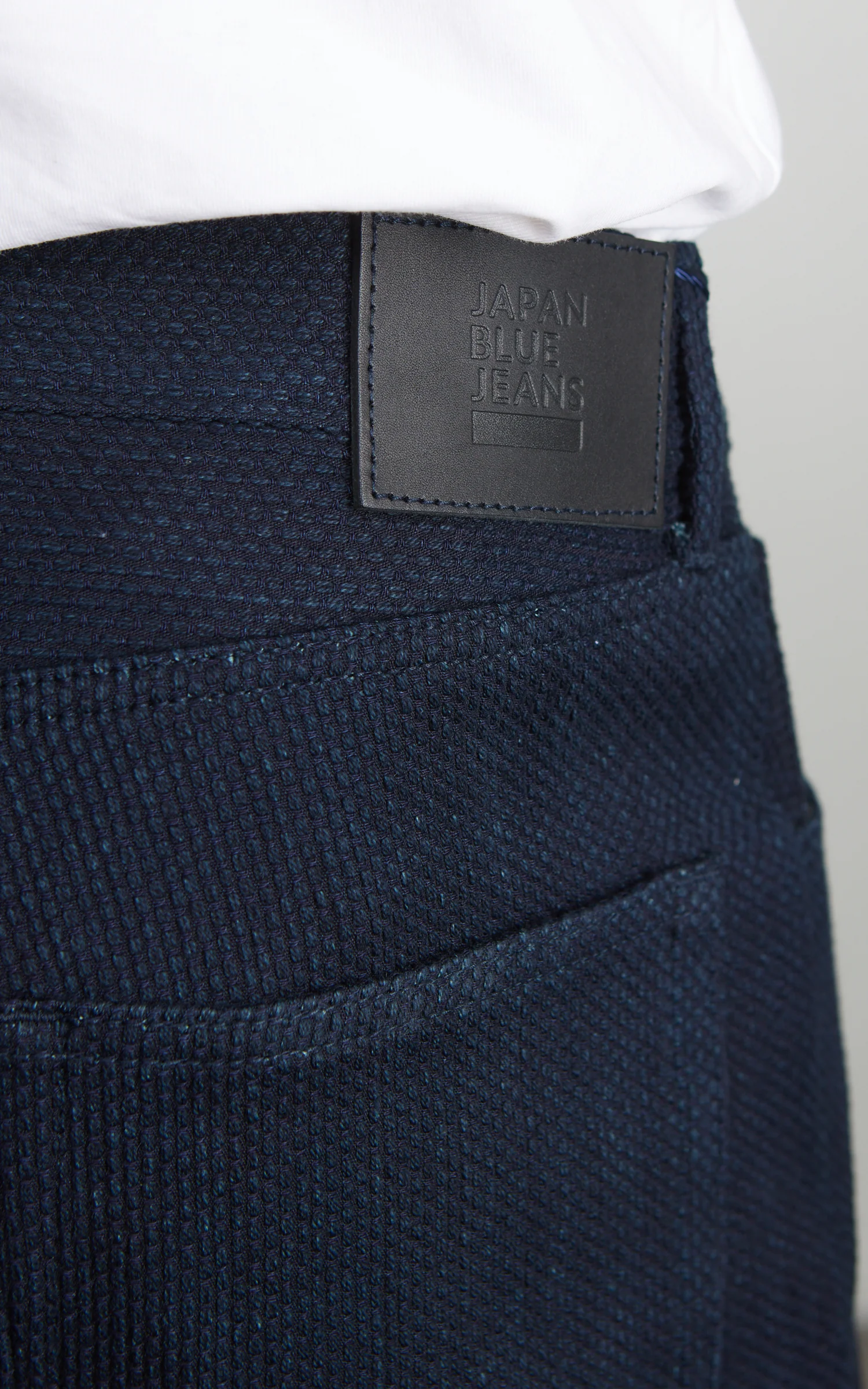 Japan Blue JBJE1500 Sashiko Wide Tapered Pants Indigo - Image 5