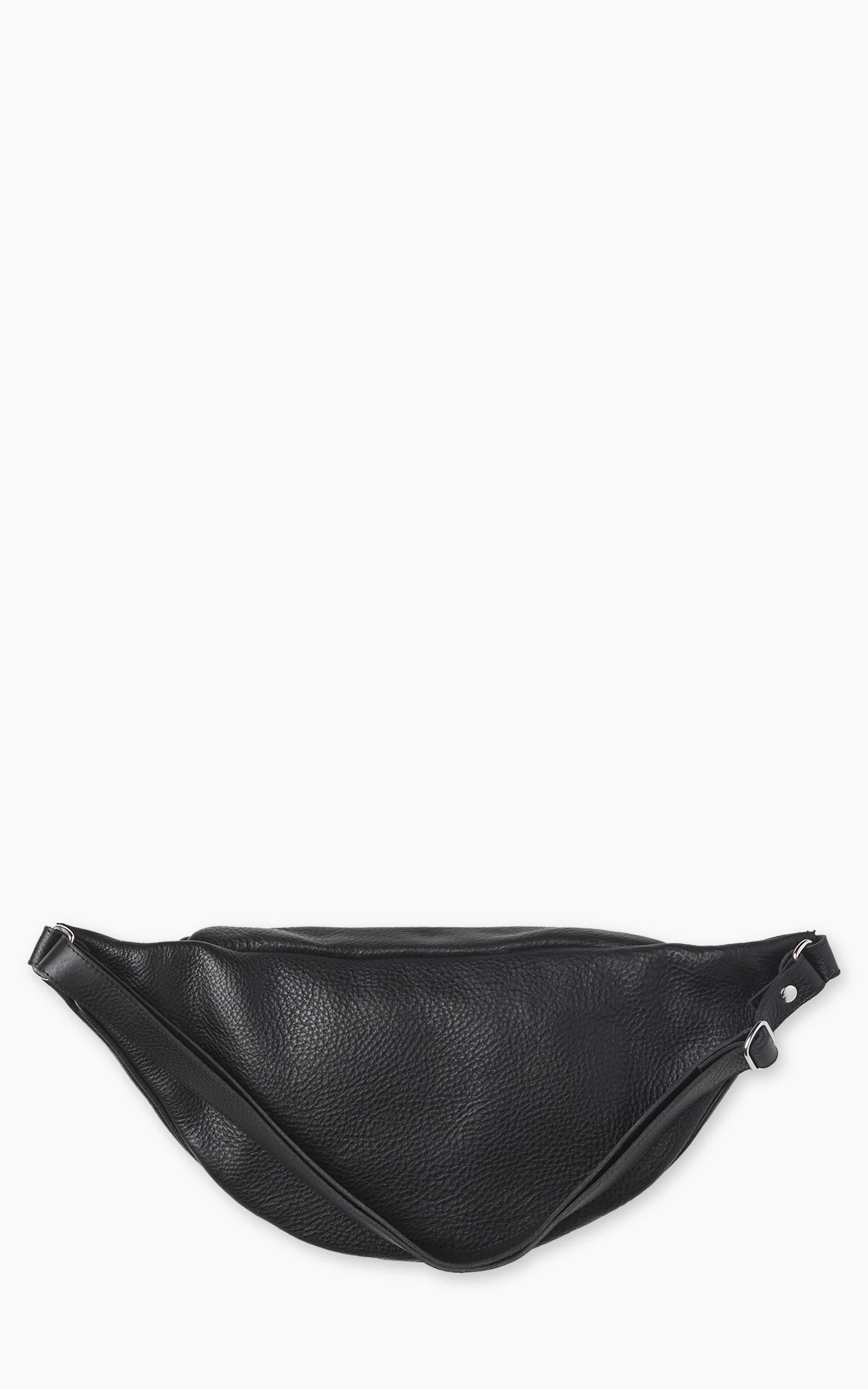 Jean Dessel Cowhide Leather Waist Bag Black - Image 5