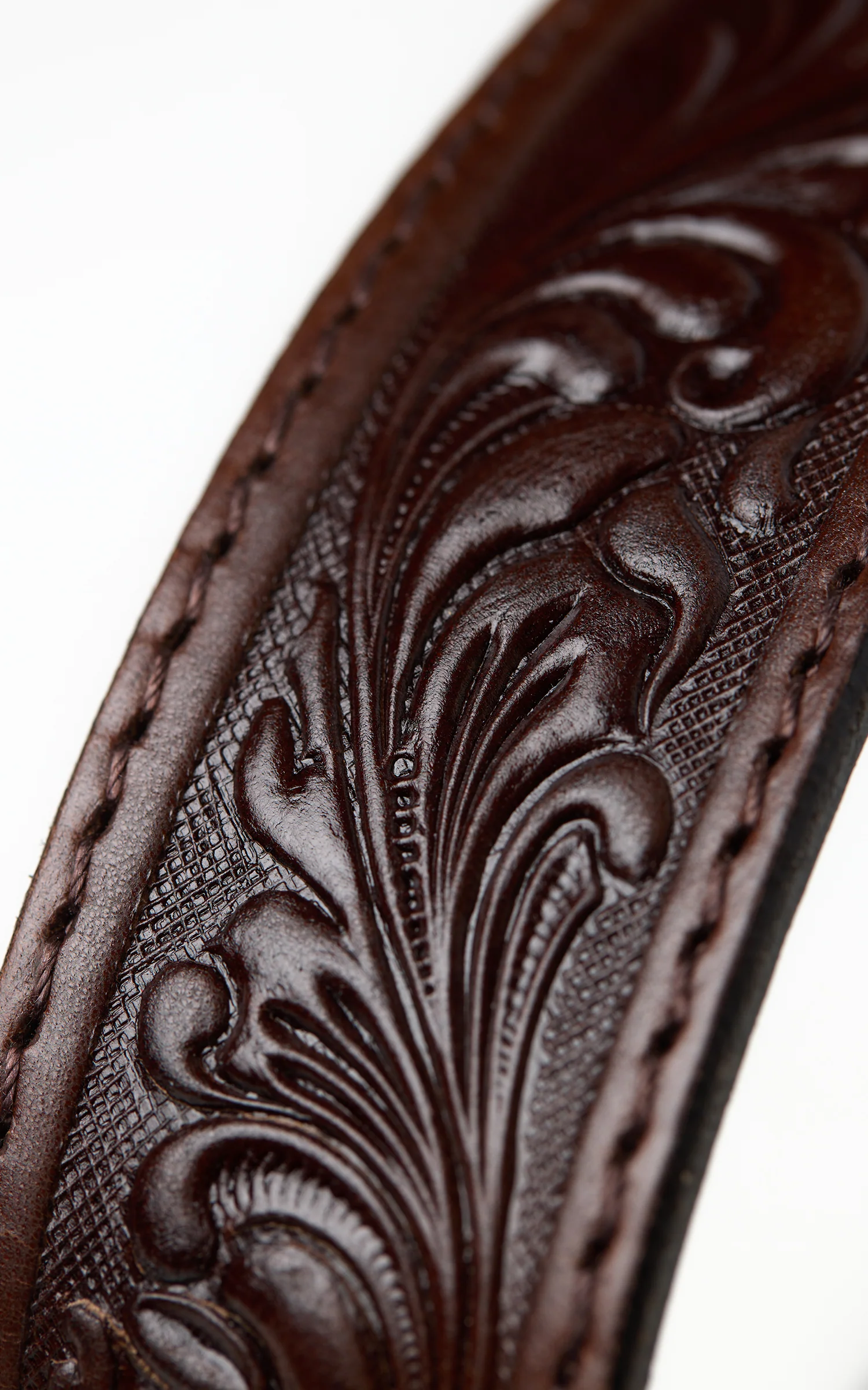 Jean Dessel Western Belt Zamac Buckle Ornaments Brown - Image 3