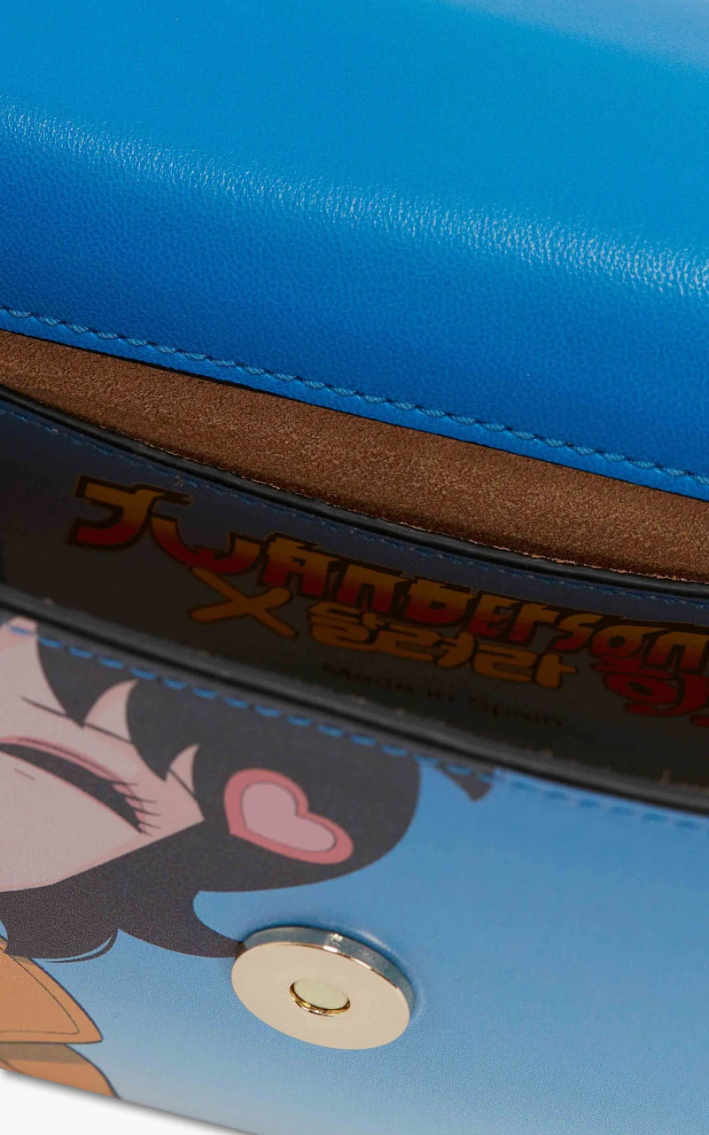 JW Anderson Chain Baguette Anchor Bag Blue - Image 6