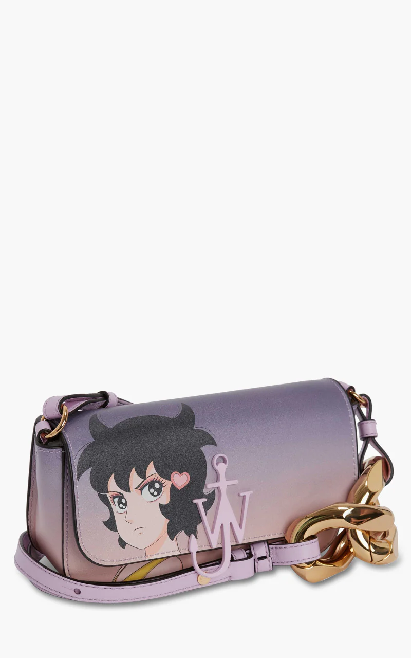 JW Anderson Chain Baguette Anchor Bag Lilac - Image 4