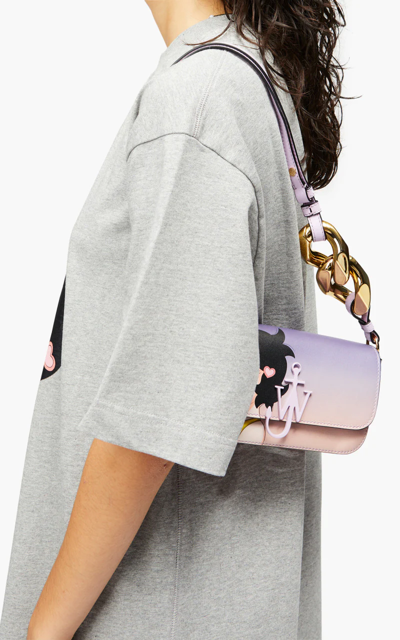 JW Anderson Chain Baguette Anchor Bag Lilac - Image 7