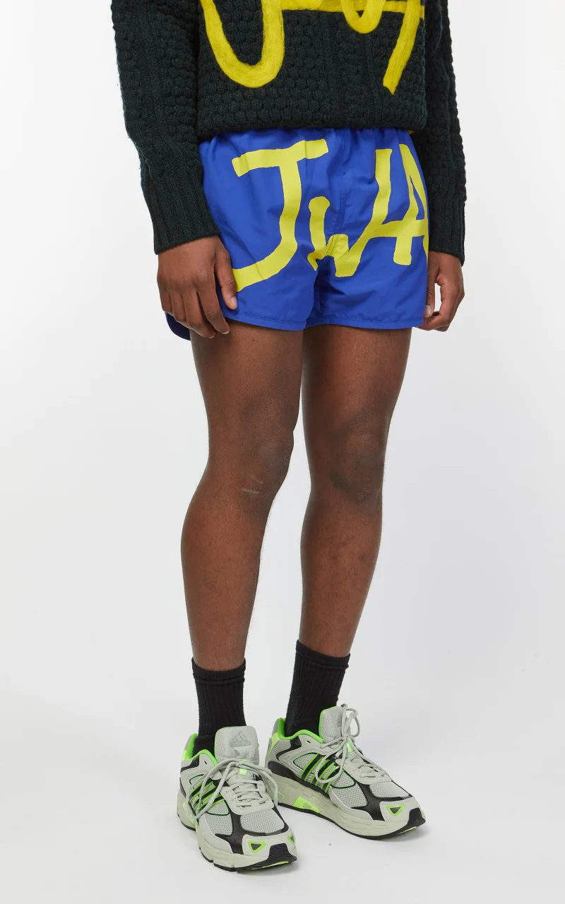 JW Anderson JWA Logo Swimshorts Blue/Green - Image 5
