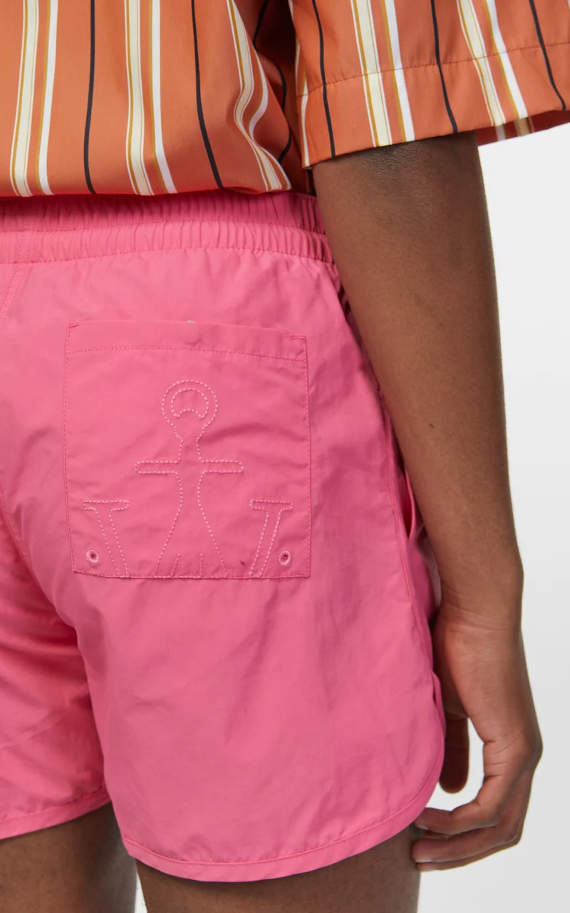 JW Anderson JWA Logo Swimshorts Pink/Green - Image 7