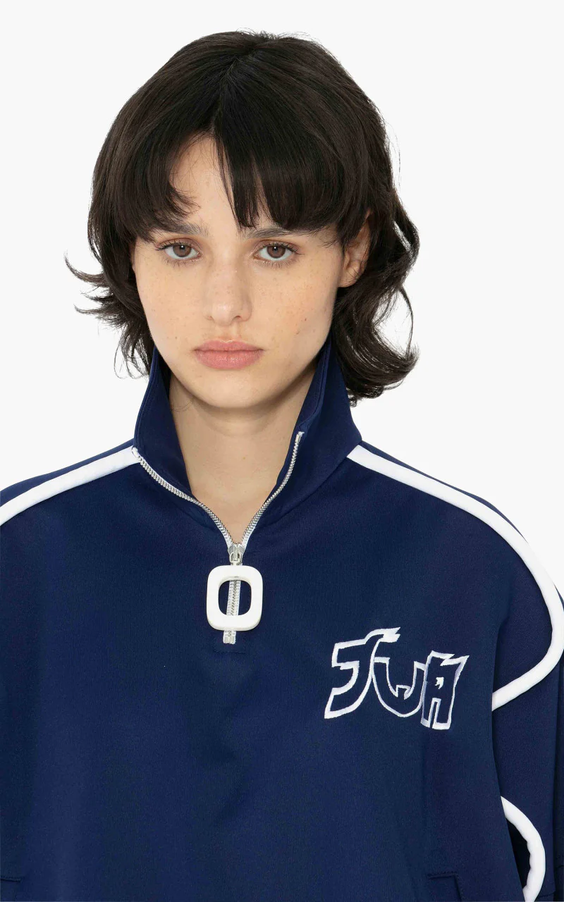 JW Anderson RH Chest Logo Track Top Blue/White - Image 5
