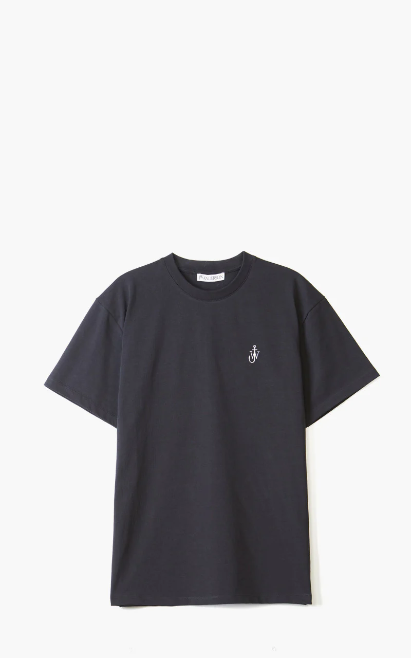 JW Anderson Swirl Logo Classic T-Shirt Black