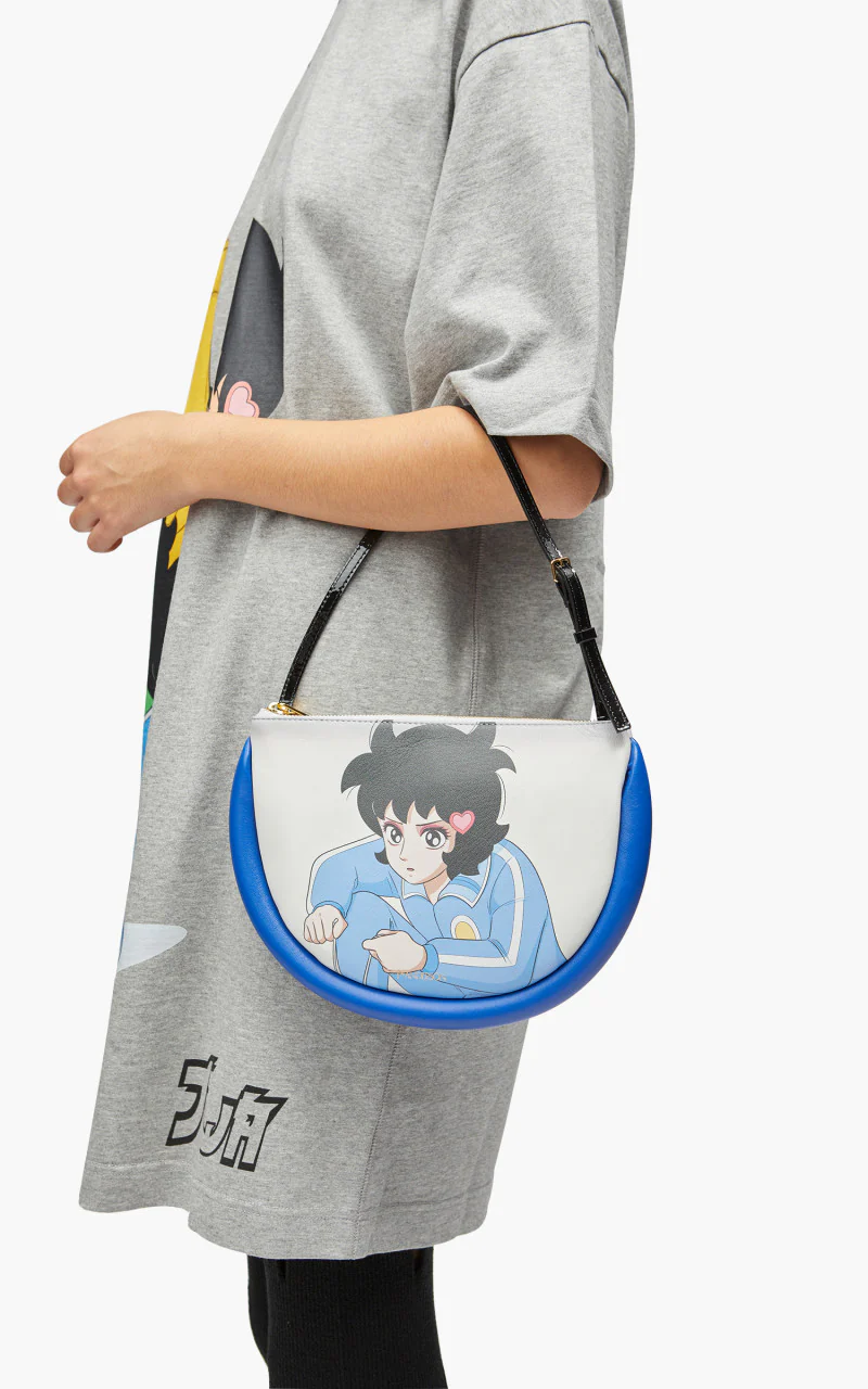 JW Anderson The Bumper Moon Bag Blue - Image 2