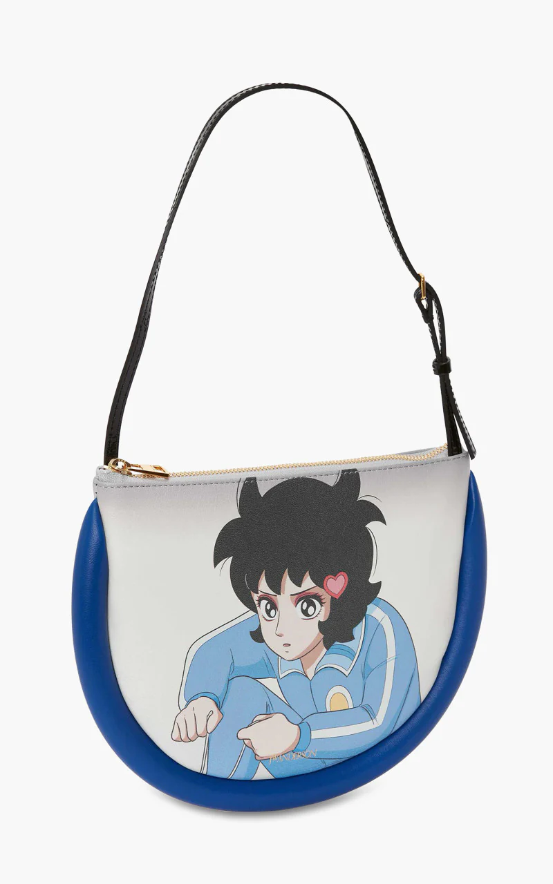 JW Anderson The Bumper Moon Bag Blue - Image 4