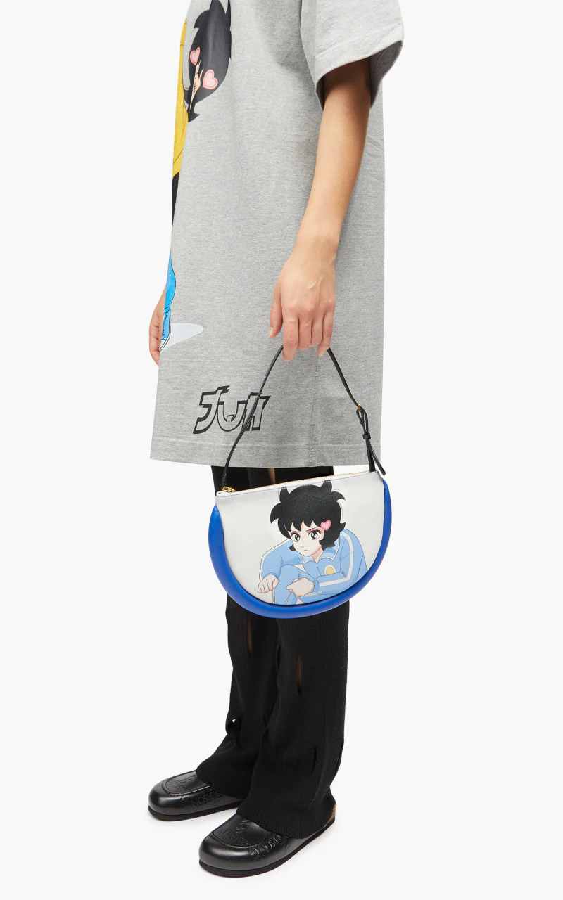 JW Anderson The Bumper Moon Bag Blue - Image 6