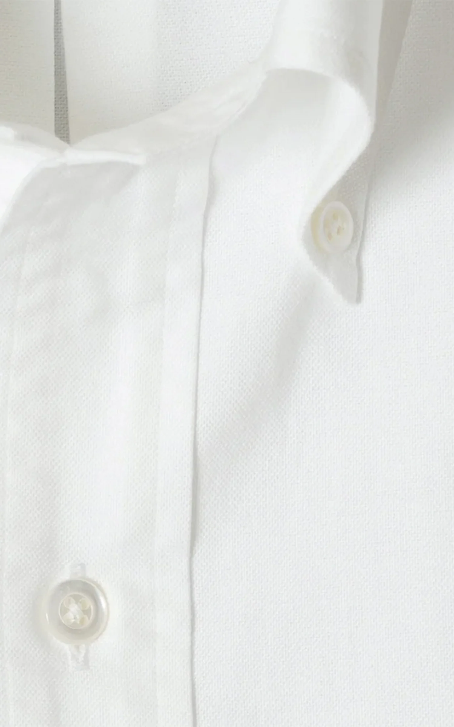 Kamakura Shirts Ametora Button-Down Selvedge Oxford Shirt White - Image 3