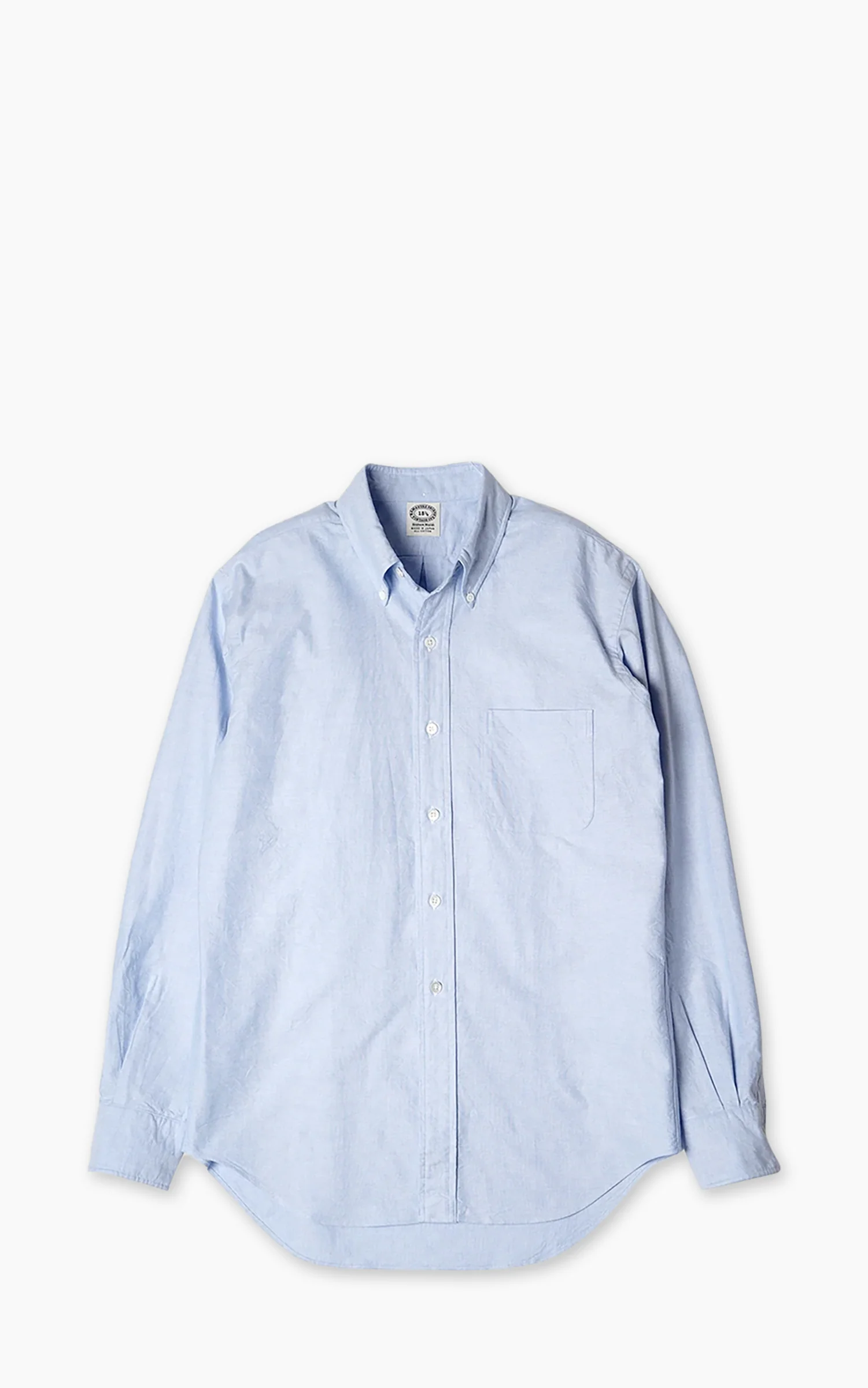 Kamakura Shirts Vintage Ivy Button-Down Oxford Shirt Blue