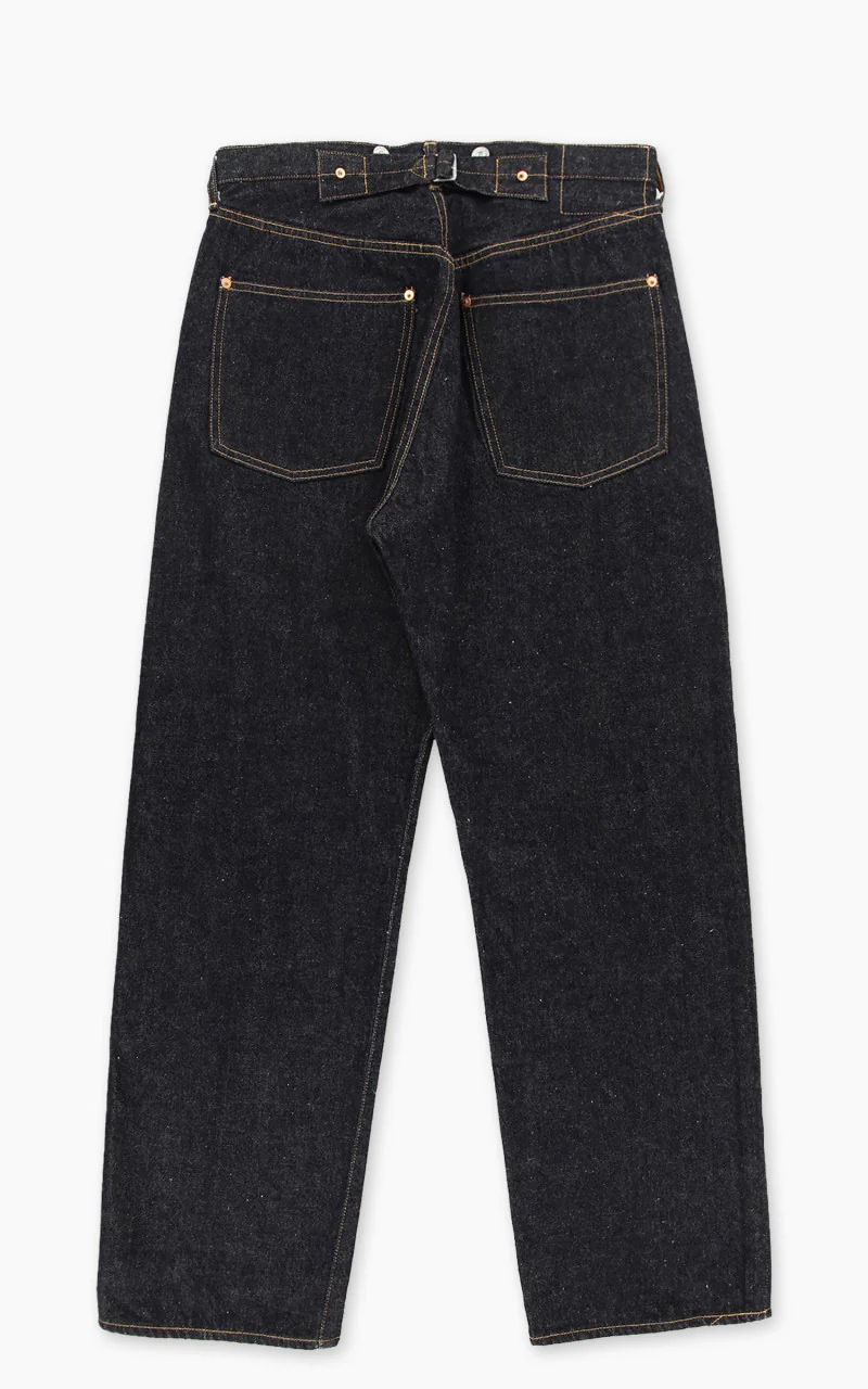 Kaptain Sunshine 1930 Straight Denim Pants One Wash Indigo - Image 5