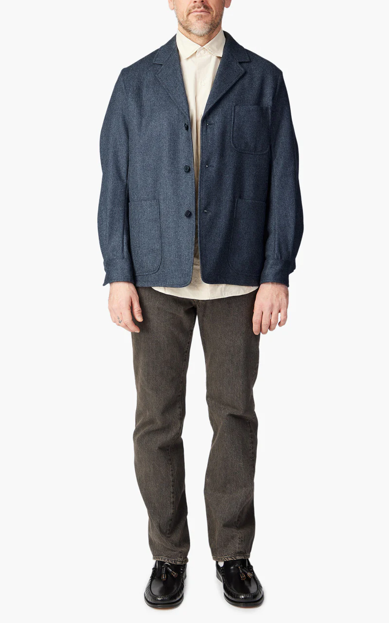 Kaptain Sunshine 3B Oregon Jacket Wool Charcoal - Image 2