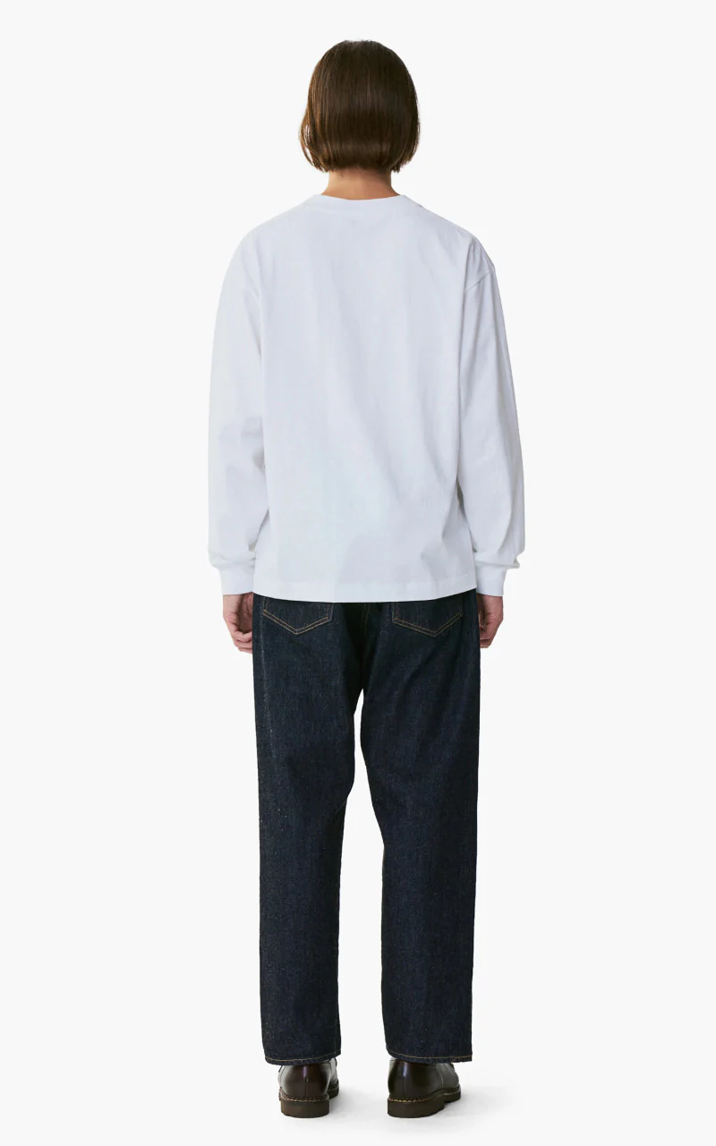 Kaptain Sunshine 5P Zipper Front Denim Pants Indigo One Wash - Image 3