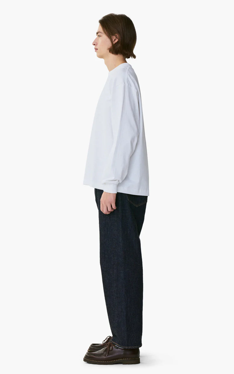 Kaptain Sunshine 5P Zipper Front Denim Pants Indigo One Wash - Image 5