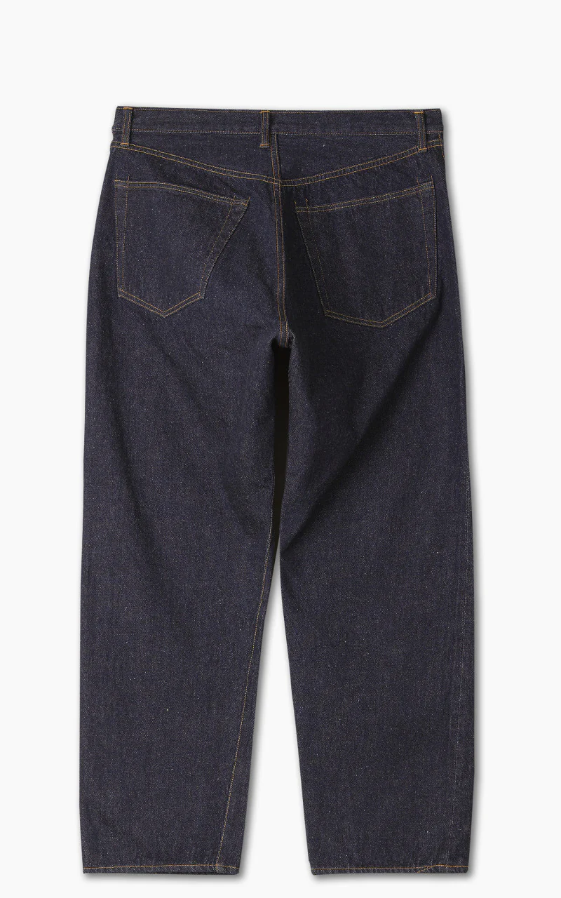 Kaptain Sunshine 5P Zipper Front Denim Pants Indigo One Wash - Image 6