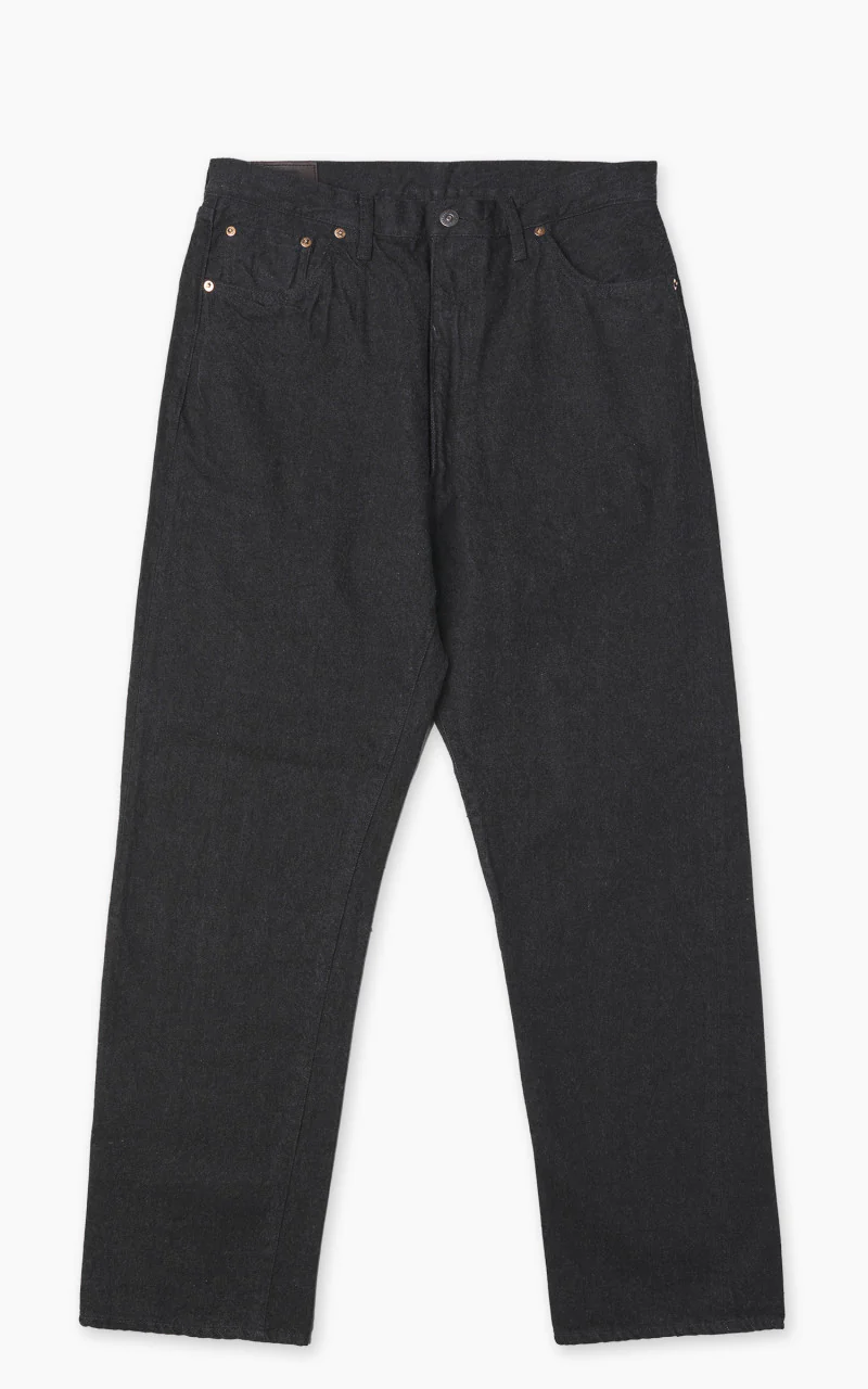 Kaptain Sunshine 5P Zipper Front Denim Pants One Wash Black