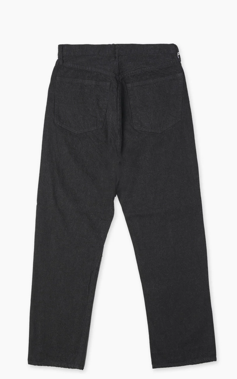 Kaptain Sunshine 5P Zipper Front Denim Pants One Wash Black - Image 4