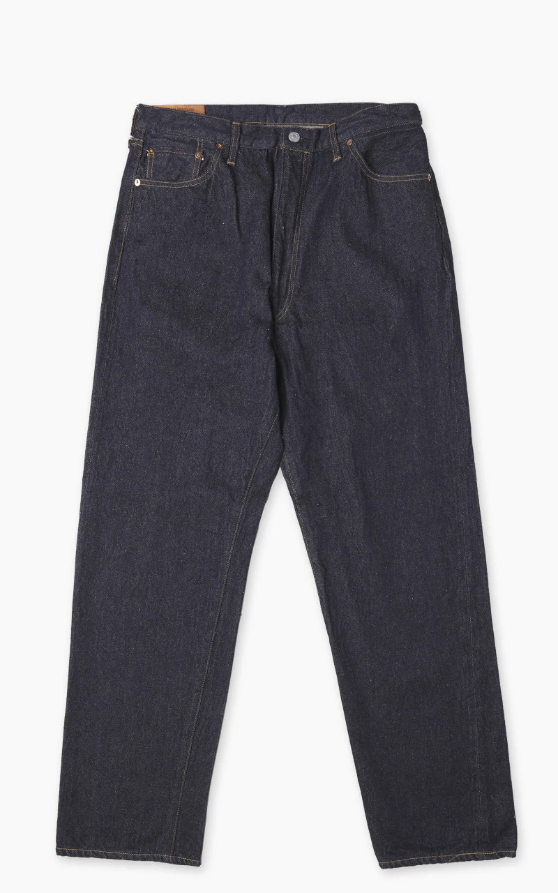 Kaptain Sunshine 5P Zipper Front Denim Pants One Wash Indigo