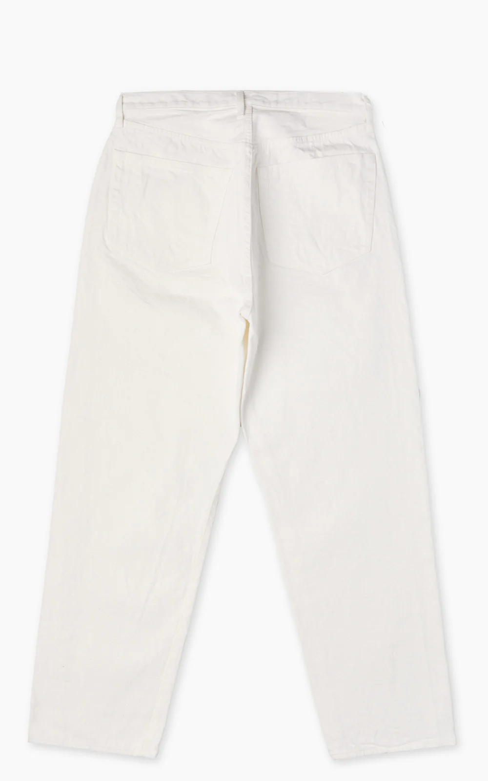 Kaptain Sunshine 5P Zipper Front Denim Pants One Wash White - Image 3