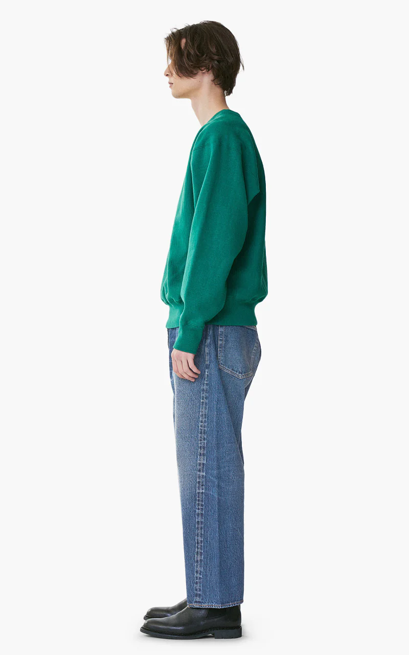 Kaptain Sunshine 5P Zipper Front Denim Pants Vintage Wash Indigo - Image 3