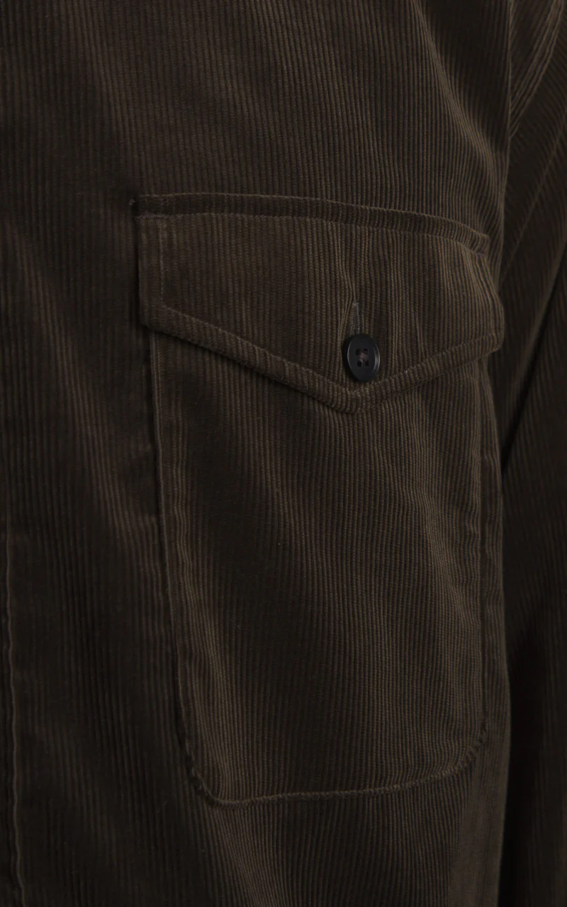 Kaptain Sunshine Corduroy C.P.O Shirt Jacket Brown - Image 6