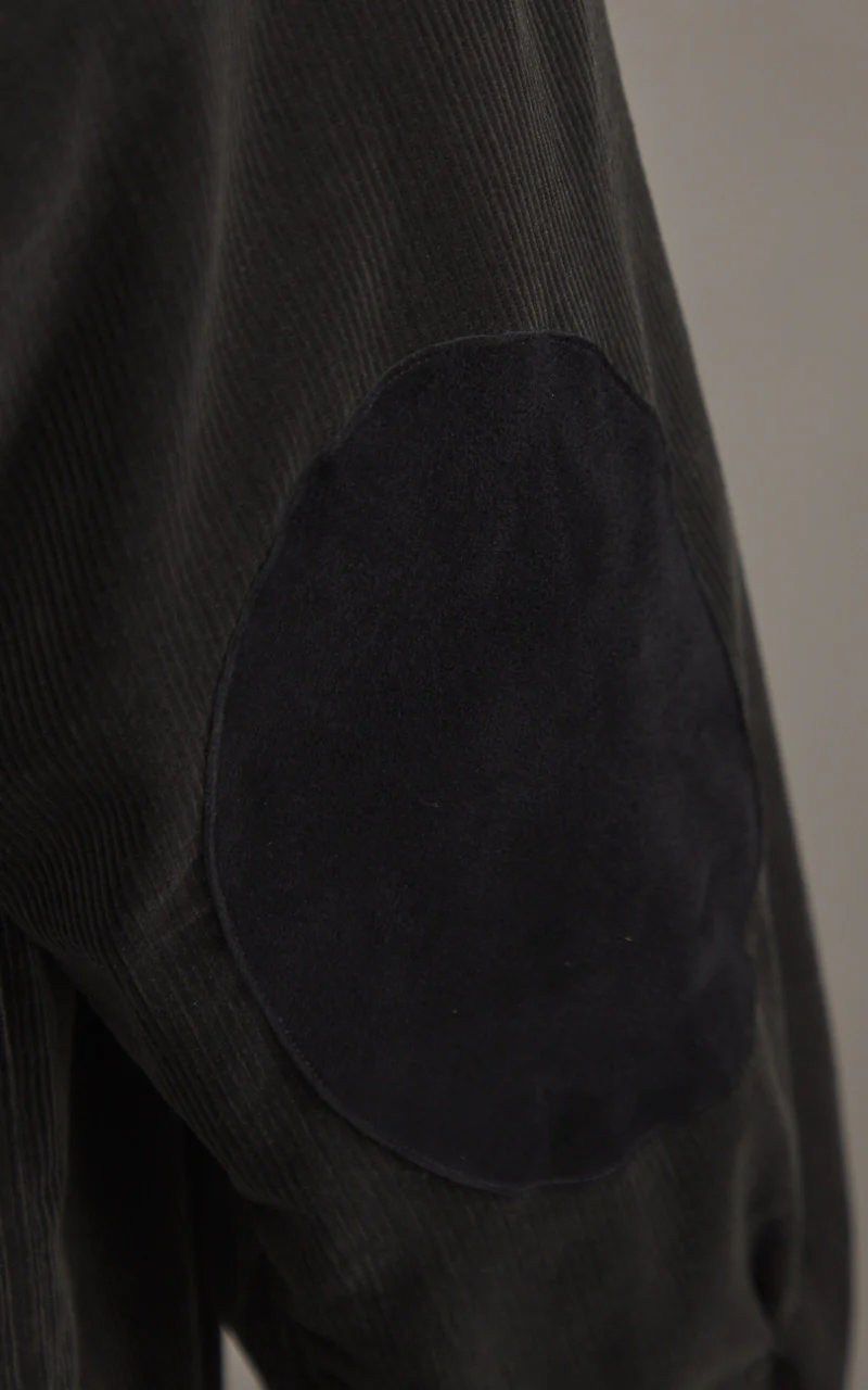 Kaptain Sunshine Corduroy C.P.O Shirt Jacket Charcoal - Image 6