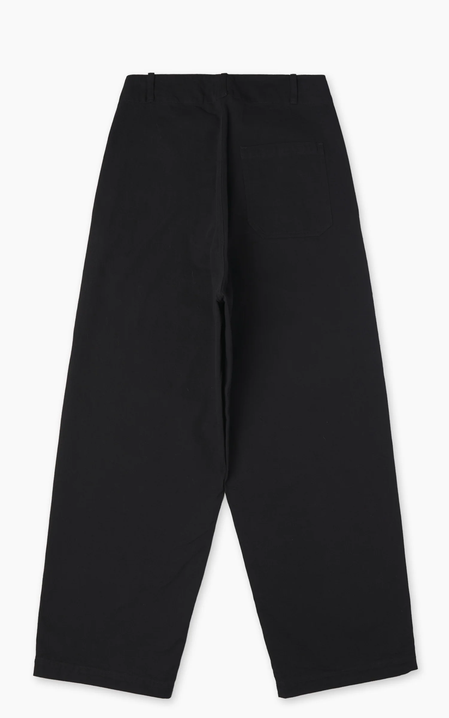 Kaptain Sunshine Cotton Drill Wide Pants Black - Image 3