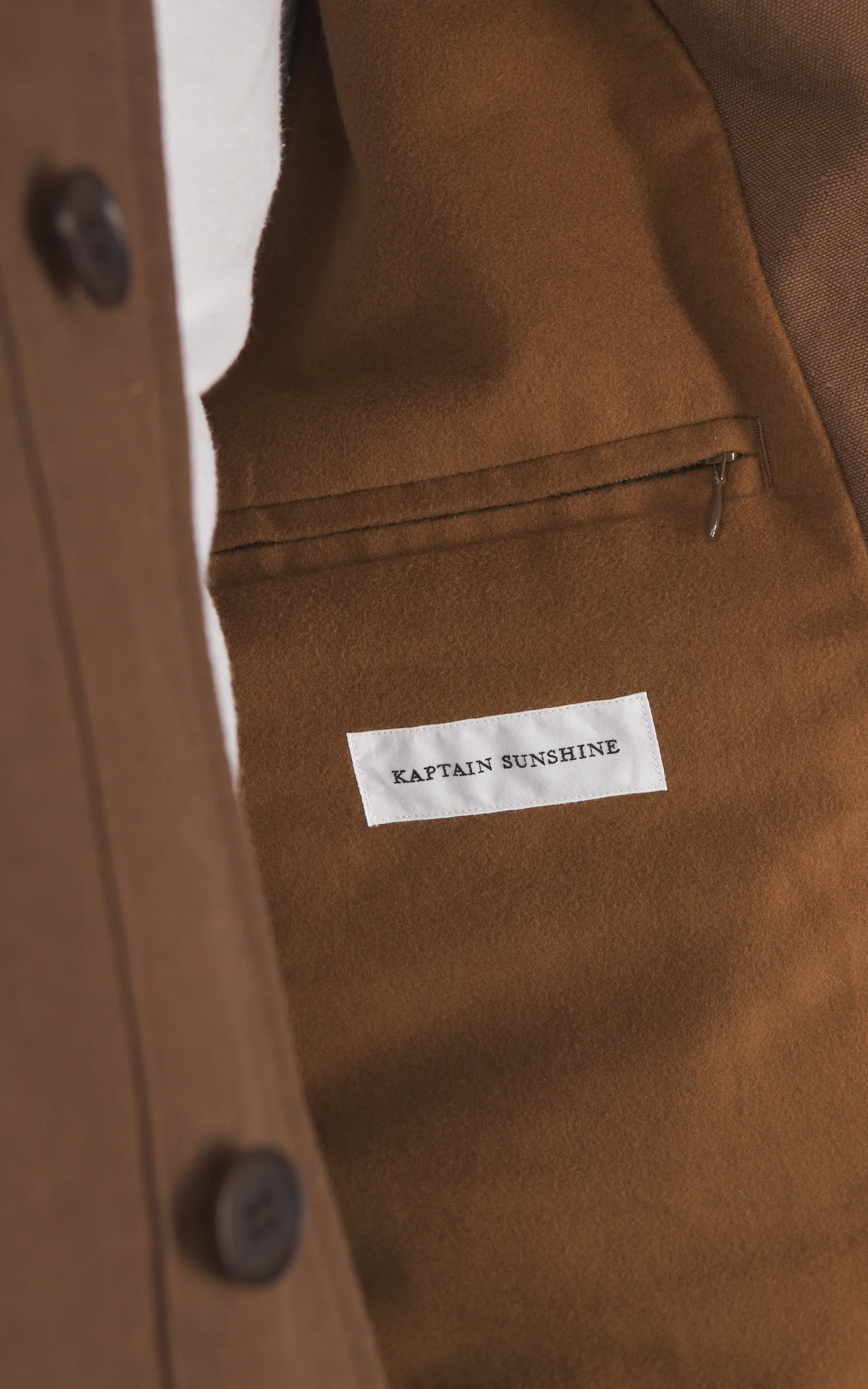 Kaptain Sunshine Cotton Hemp Work Coat Kakishibu - Image 7