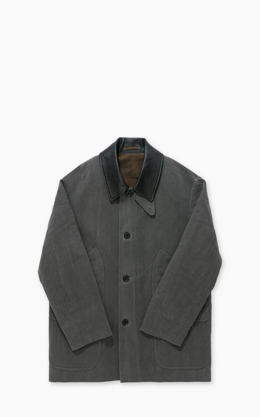 Kaptain Sunshine Cotton Hemp Work Coat Sumi