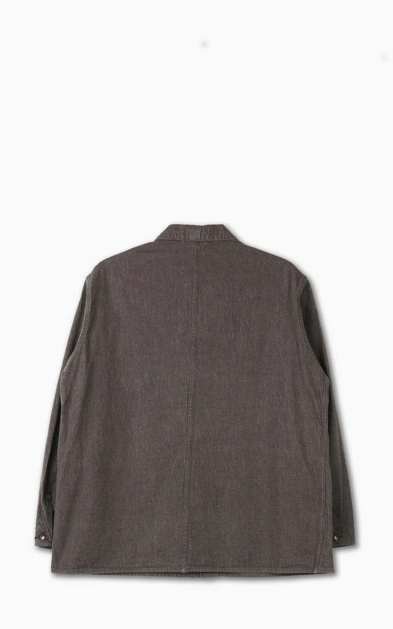 Kaptain Sunshine Coverall Jacket Denim Brown - Image 3