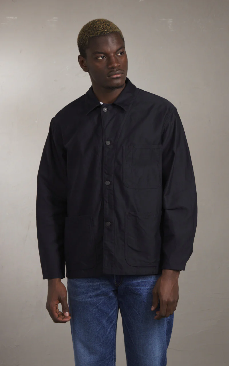 Kaptain Sunshine Coverall Jacket Navy - Image 4