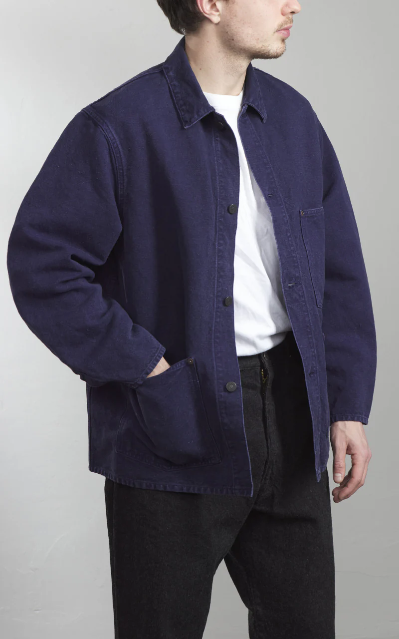 Kaptain Sunshine Coverall Jacket Navy Blue - Image 3