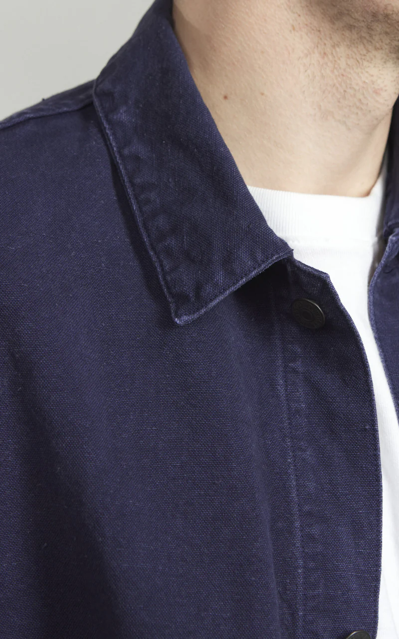 Kaptain Sunshine Coverall Jacket Navy Blue - Image 5