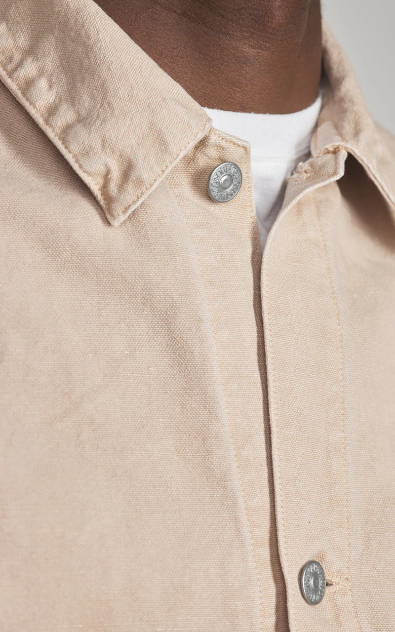 Kaptain Sunshine Coverall Jacket Sand Pink - Image 6