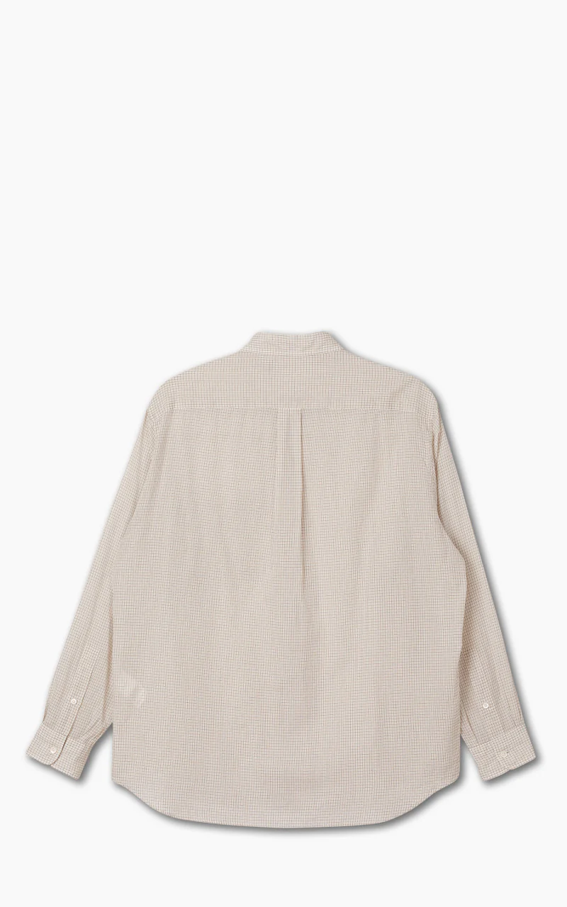 Kaptain Sunshine CPO Shirt White Pincheck - Image 7