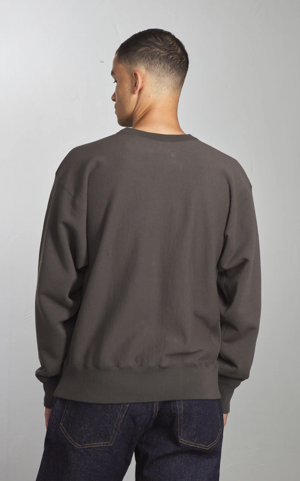 Kaptain Sunshine Crewneck Pullover Fade Black - Image 5