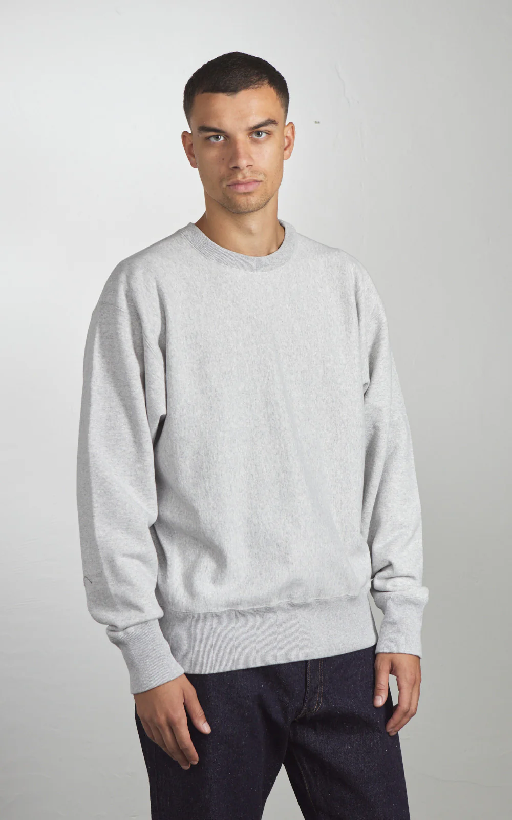 Kaptain Sunshine Crewneck Pullover Feather Grey - Image 2